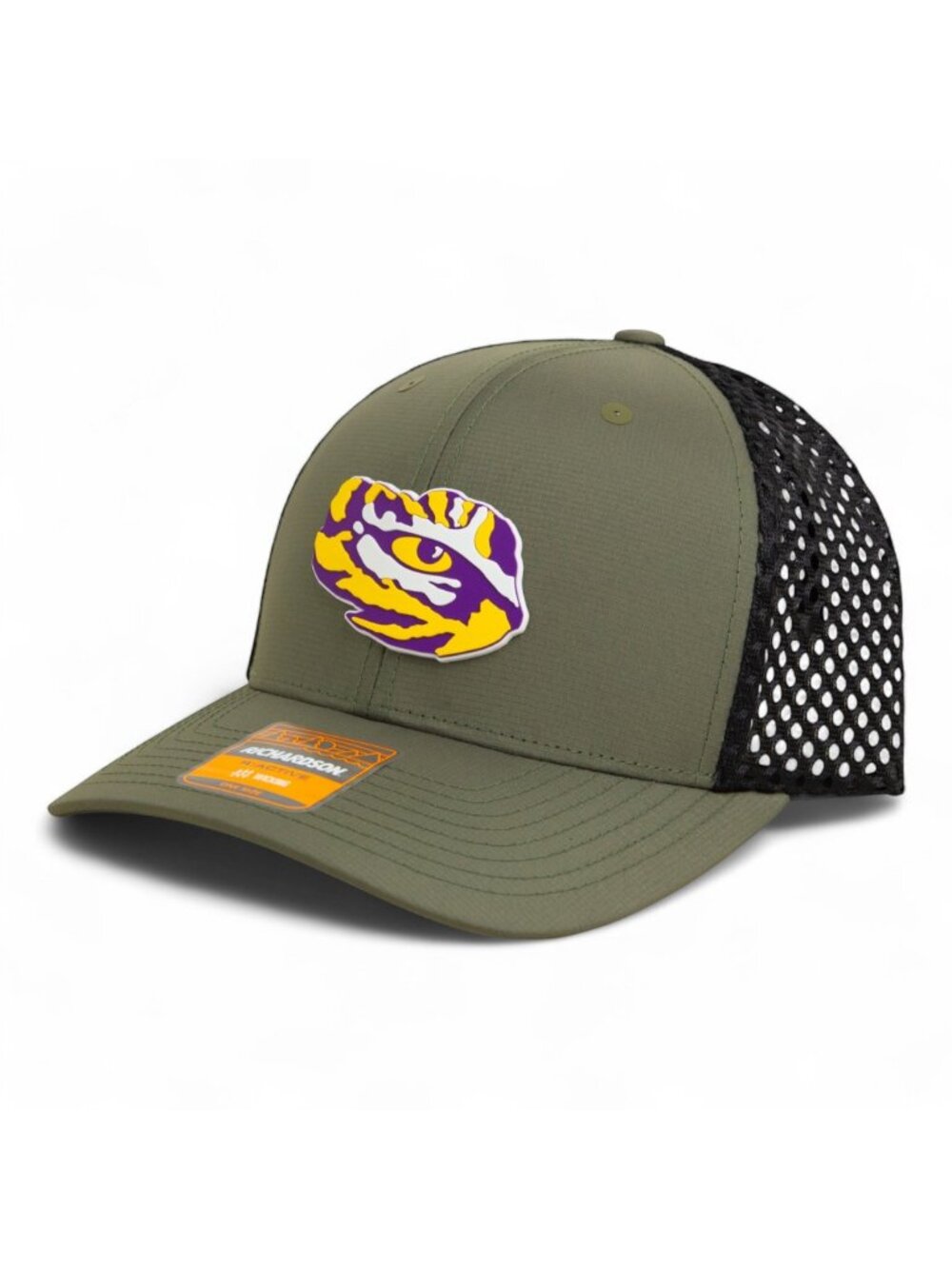 LSU Tiger Eye 3D Snapback Tilikum Trucker Hat- Loden/ Black